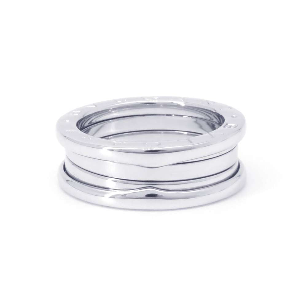 BVLGARI B.Zero1 2-band Ring Size 55 18K White Gold