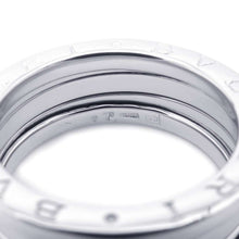 将图像加载到图库查看器中，BVLGARI B.Zero1 2-band Ring Size 55 18K White Gold
