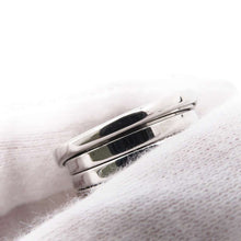 将图像加载到图库查看器中，BVLGARI B.Zero1 4-band Ring Size 55/#15 18K White Gold
