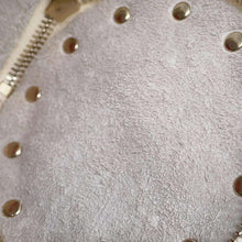 将图像加载到图库查看器中，Valentino Garavani Rock Studded Round Pouch Ivory Leather
