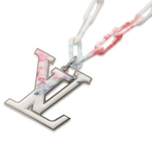 Load image into Gallery viewer, LOUIS VUITTON Collier LV Pastel White/MulticolorMP2850 Ceramic Metal
