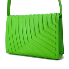 将图像加载到图库查看器中，BALENCIAGA Calf Wrap Shoulder Bag Green 679465 Leather
