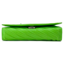 将图像加载到图库查看器中，BALENCIAGA Calf Wrap Shoulder Bag Green 679465 Leather
