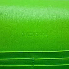 将图像加载到图库查看器中，BALENCIAGA Calf Wrap Shoulder Bag Green 679465 Leather
