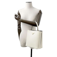 将图像加载到图库查看器中，PRADA Panier 2wayShoulder White 1BA212 Leather
