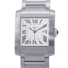 Load image into Gallery viewer, CARTIER Tank Francaise LM W36.7mm x H30.5mm Stainless Steel Silver Dial WSTA0067
