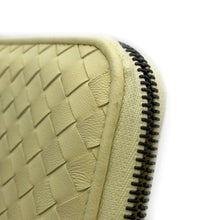 Load image into Gallery viewer, Bottega Veneta INTRECCIATO Zip Around Chozai Cloth Yellow 518389 Leather
