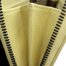 Load image into Gallery viewer, Bottega Veneta INTRECCIATO Zip Around Chozai Cloth Yellow 518389 Leather
