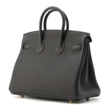 将图像加载到图库查看器中，HERMES Birkin Black Togo Leather Size 25
