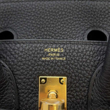 将图像加载到图库查看器中，HERMES Birkin Black Togo Leather Size 25
