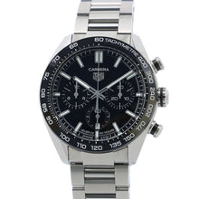 Load image into Gallery viewer, TAG HEUER Carrera Calibre Heuer 02 Sports Chronograph W44mm Stainless Steel Ce Black DialCBN2A1B.BA0643
