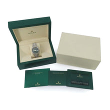 将图像加载到图库查看器中，ROLEX Datejust W36mm Stainless Steel K18WG Mint Green Dial 126234
