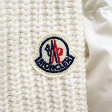 将图像加载到图库查看器中，MONCLER Down knit cardigan striped Size XS White/Navy J10939B00004M1241P70 Wool 100%
