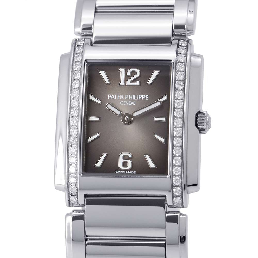 PATEK PHILIPPE W25.1mm×H30mm W25.1mm Stainless Steel Gray Dial 4910/1200A-010