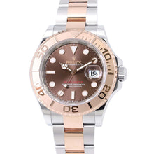 将图像加载到图库查看器中，ROLEX Yacht-Master W40mm Stainless Steel K18PG Chocolate Dial 126621
