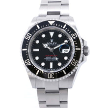 将图像加载到图库查看器中，ROLEX Sea-Dweller W43mm Stainless Steel Black Dial126600
