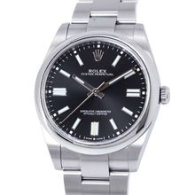 将图像加载到图库查看器中，ROLEX Oyster Perpetual W41mm Stainless Steel Black Dial 124300
