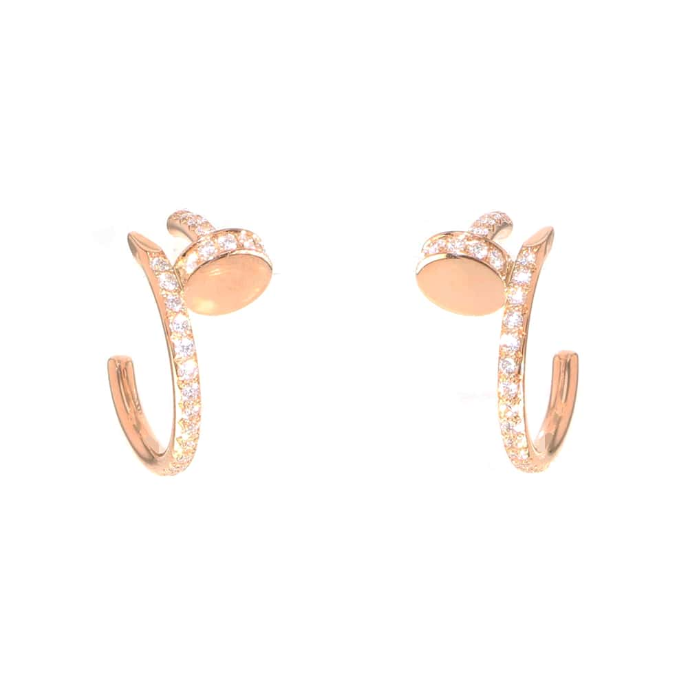 CARTIER Juste Un Clou Earring B8301429 18K Pink Gold