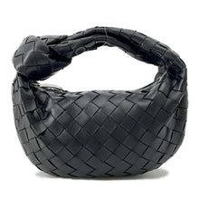 将图像加载到图库查看器中，Bottega Veneta Jody Black 651876 Lambskin Size Mini
