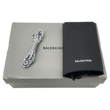 将图像加载到图库查看器中，BALENCIAGA TRIPLE S FAKE FURSneakers Gray 668563 Leather Nylon Faux Fur Size 41
