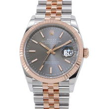 Load image into Gallery viewer, ROLEX Datejust W36mm Stainless Steel K18PG Slate Dial126231
