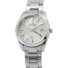 将图像加载到图库查看器中，SEIKO Grand SEIKO Heritage Collection GMT W40mm Stainless Steel Silver Dial SBGN011
