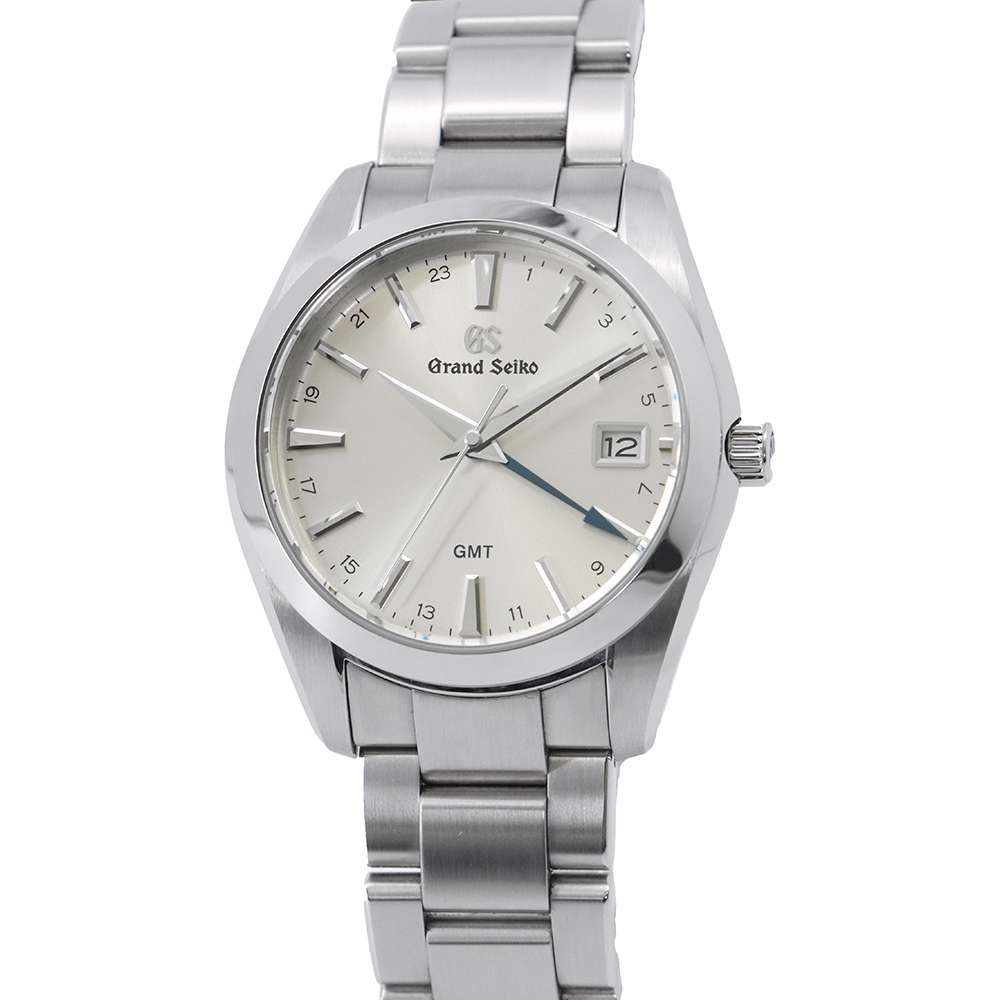 SEIKO Grand SEIKO Heritage Collection GMT W40mm Stainless Steel Silver Dial SBGN011