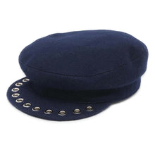 Load image into Gallery viewer, HERMES Vauban Sailor Chaine d&#39;Ancre Cap Size 56 Marine Wool 100%
