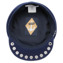 Load image into Gallery viewer, HERMES Vauban Sailor Chaine d&#39;Ancre Cap Size 56 Marine Wool 100%
