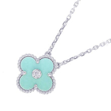 将图像加载到图库查看器中，Van Cleef &amp; Arpels Vintage Alhambra 1PDNecklace Holiday 2022 Collection VCARP9RU00 18K White Gold
