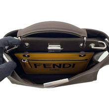 将图像加载到图库查看器中，FENDI Peekaboo Icy You Khaki 7VA530 Nylon Size Mini
