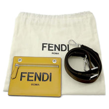 将图像加载到图库查看器中，FENDI Peekaboo Icy You Khaki 7VA530 Nylon Size Mini
