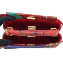 将图像加载到图库查看器中，FENDI Peekaboo Red / Multi 8BN244 Leather Size Mini
