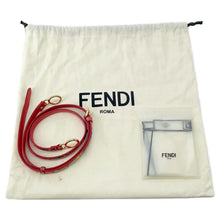 将图像加载到图库查看器中，FENDI Peekaboo Red / Multi 8BN244 Leather Size Mini
