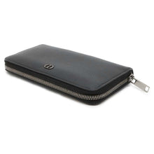 将图像加载到图库查看器中，Dior CDIcon Long Zip Wallet Black 2ESBC252CDI_H00N Grained Calf Leather
