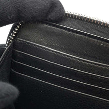 将图像加载到图库查看器中，Dior CDIcon Long Zip Wallet Black 2ESBC252CDI_H00N Grained Calf Leather
