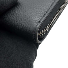 将图像加载到图库查看器中，Dior CDIcon Long Zip Wallet Black 2ESBC252CDI_H00N Grained Calf Leather
