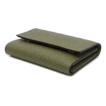 将图像加载到图库查看器中，LOEWE Repeat Anagram Vertical Wallet Green C499S97X05 Leather
