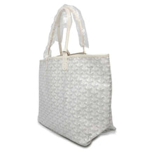 将图像加载到图库查看器中，GOYARD Saint Louis White STLOUIPMLTY50CL50P PVC Coated Canvas Size PM
