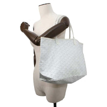 将图像加载到图库查看器中，GOYARD Saint Louis White STLOUIPMLTY50CL50P PVC Coated Canvas Size PM
