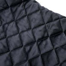 将图像加载到图库查看器中，CELINE Triomphe Quilted Teddy Jacket Size 40 Black 2V80I164I Rayon100%
