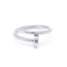 Load image into Gallery viewer, CARTIER Juste un Clou Ring Size Small model/48/#8 B4226000 18K White Gold
