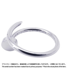 Load image into Gallery viewer, CARTIER Juste un Clou Ring Size Small model/48/#8 B4226000 18K White Gold
