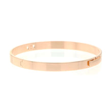 Load image into Gallery viewer, HERMES H Dunkle Bracelet PM Size PM/SH 18K Pink Gold
