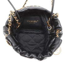 Load image into Gallery viewer, CHANEL CHANEL 22 ChainHandbag Black AS3980 Shiny Calf Leather Size Mini
