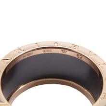 将图像加载到图库查看器中，BVLGARI B.Zero1 3 band Ring Size 62/#22 345967 K18PG BlackCeramic
