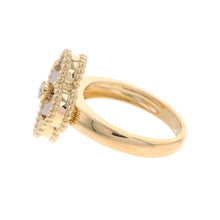 将图像加载到图库查看器中，Van Cleef &amp; Arpels Vintage Alhambra Ring Size 49/#9VCARD40800 18K Yellow Gold
