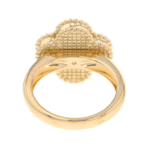 将图像加载到图库查看器中，Van Cleef &amp; Arpels Vintage Alhambra Ring Size 49/#9VCARD40800 18K Yellow Gold
