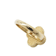 将图像加载到图库查看器中，Van Cleef &amp; Arpels Vintage Alhambra Ring Size 49/#9VCARD40800 18K Yellow Gold
