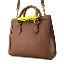 将图像加载到图库查看器中，GUCCI Diana Bamboo Handle 2wayHandbag Brown 660195 Leather Size Small
